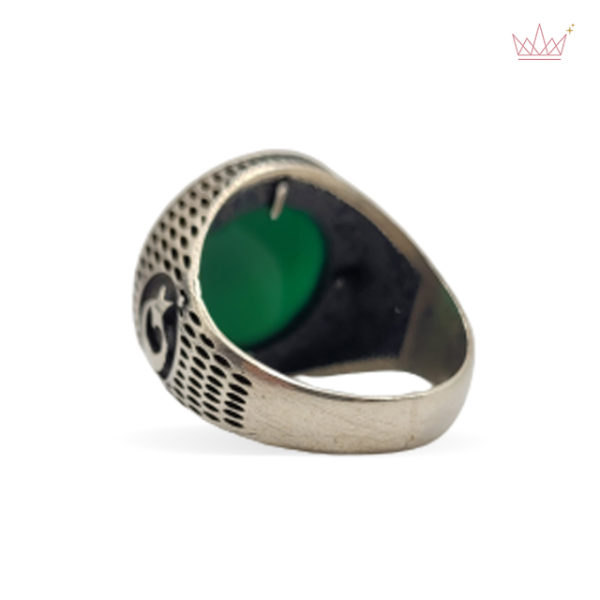 Emeral-Silver-ring-jewellery-nourlondonglobalservices-5